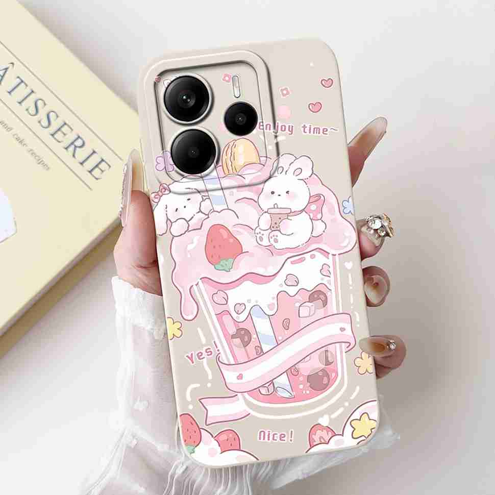 For Xiaomi Redmi Note 14 5G Case Panda Pattern Cover Soft Silicone Phone Case For Redmi Note 14 Note14 5G Fundas 6.67"