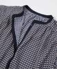 Yours French Sleeve Band Collar Blouse BBXN1458, Women's, Medium, White/Black