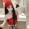 Sexy Lingerie Babes Sexy Bunny Hip Skirt Sex Fun Red Tube Top Pure Desire Dress Pajamas