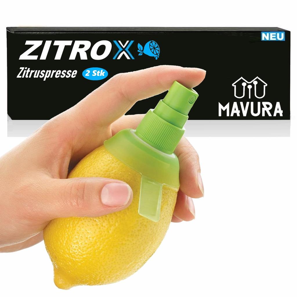 ZITROX Lemon Sprayer Juicer Lemon Press Citrus Press Juice [2pcs]