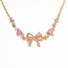 Instagram Style Cute and Sweet Bracelet Love Zircon Butterfly Festival Bracelet Women's Valentine's Day Gift Jewelry