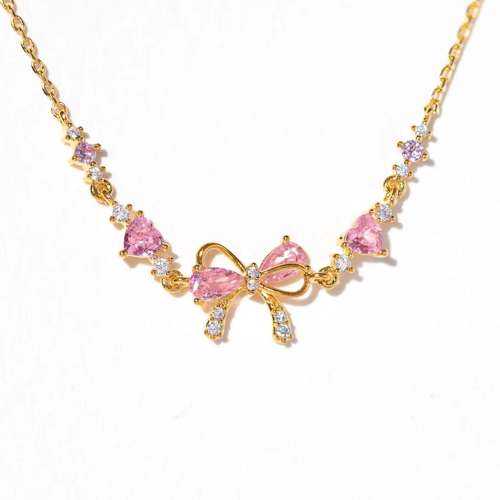 Instagram Style Cute and Sweet Bracelet Love Zircon Butterfly Festival Bracelet Women's Valentine's Day Gift Jewelry