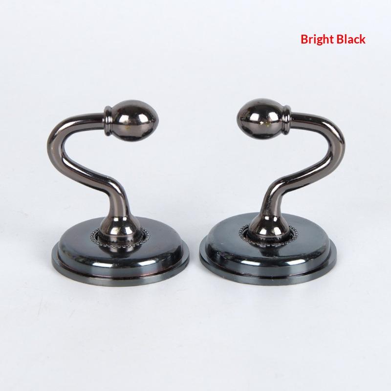 

2PCS Zinc Alloy Curtain Holdbacks Metal Wall Tie Back Hooks Durable Hanger Holder for Window Living Room Bedroom Easy Install
