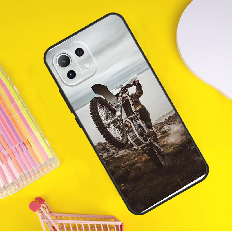 Moto Cross Motorcycle Sports Cover For Xiaomi 14T Pro 11T 12T 13T 13 14 Ultra POCO X7 Pro X3 X5 F3 F5 F6 M6 X6 Pro Case