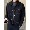New Spring and Autumn Trend Brand Senior Handsome Lapel Casual Men's Autumn and Winter Jacket