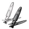 Nail Clippers Sharp Cuts Large Opening Anti-splash Manicure Tool Professional Pedicure Portable Stainless Steel Hard Nail Toenail Trimmer for Home Use