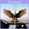 Vintage Acrylic Eagle Cross Car Hanging Ornament Perfect For Stylish Interior Decor