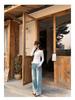 Korean Style V-Neck Button Knitwear for Women - Autumn/Winter Long-Sleeve Slimming Top
