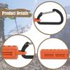 with Carabiner Screwdriver Bit Storage Organizer Portable Shank Holder Drill Bits Storage Case Plastic Screwdriver Bit Holder
