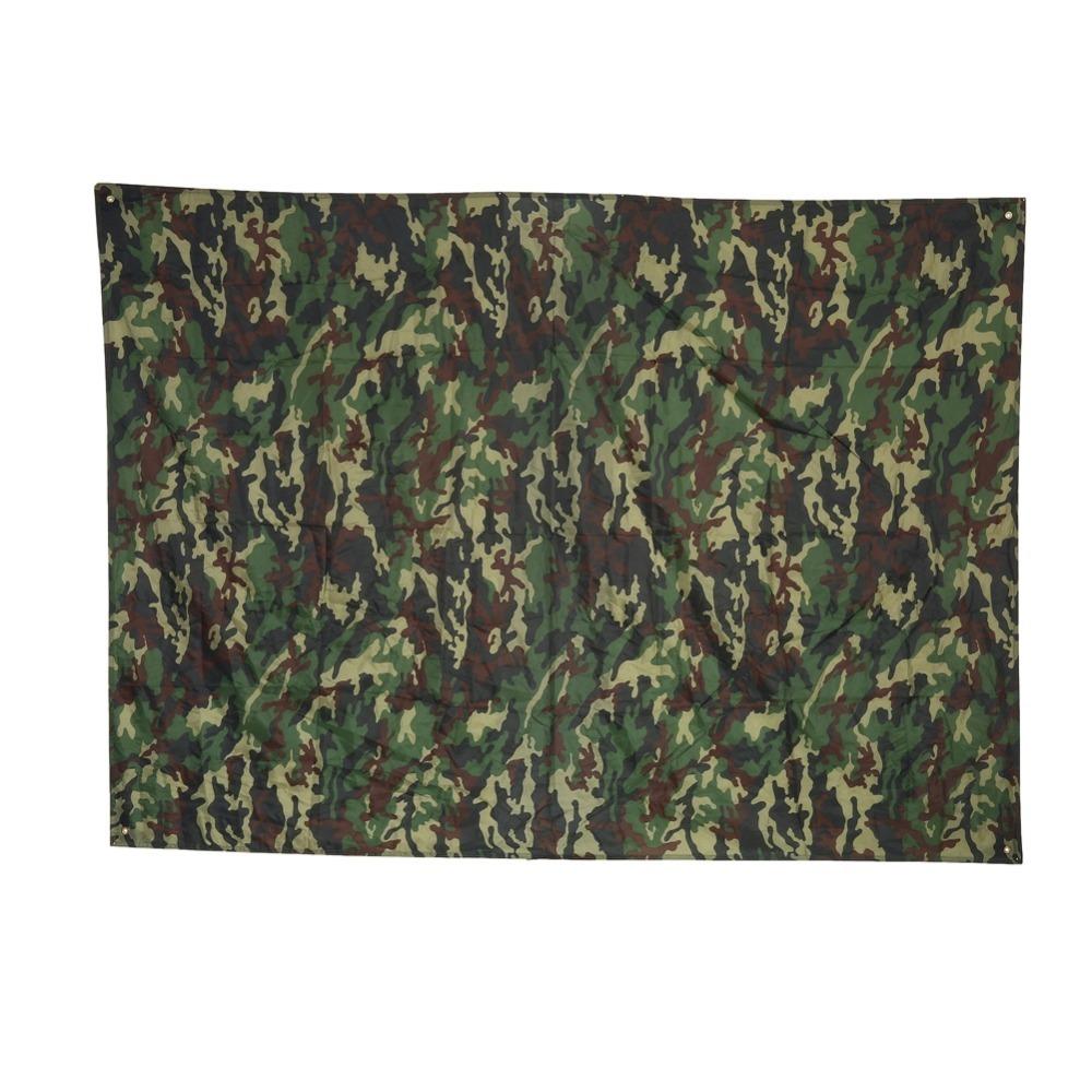 Durable Waterproof Tent Tarp Compact Multifunctional Rainproof Tarp Lightweight Mat Hunting Survival