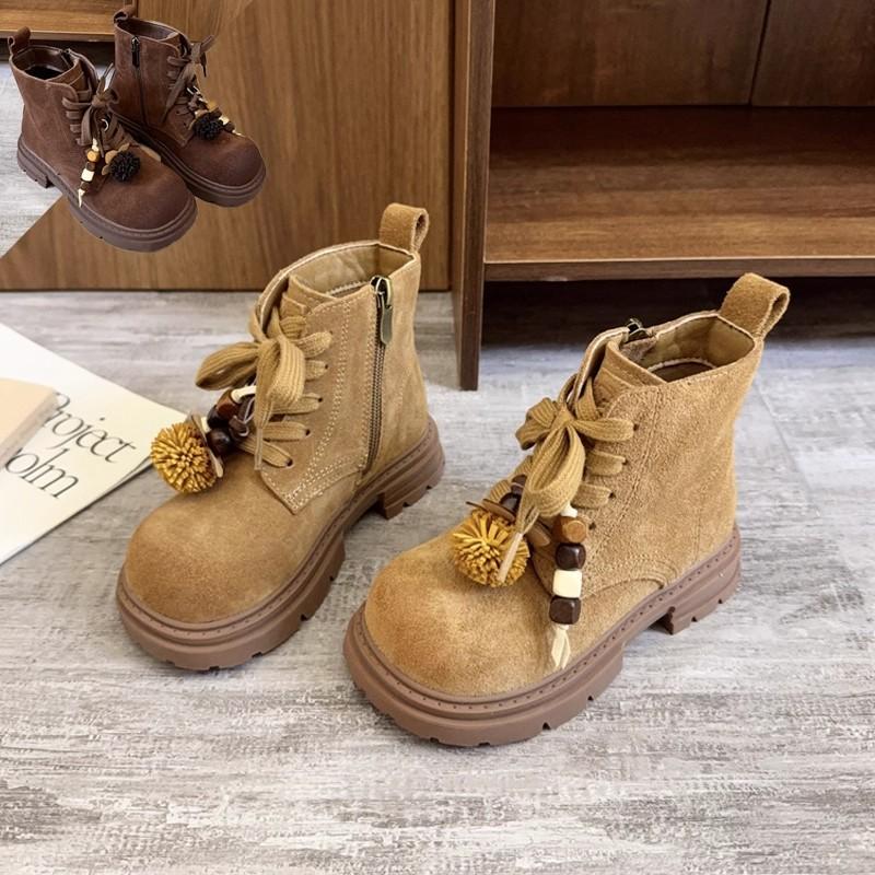 

Girls Soft-soled Short Boots That Won t Tire Your Feet High-value Single Boots Sweet and Cool Work Boots 26 верблюд