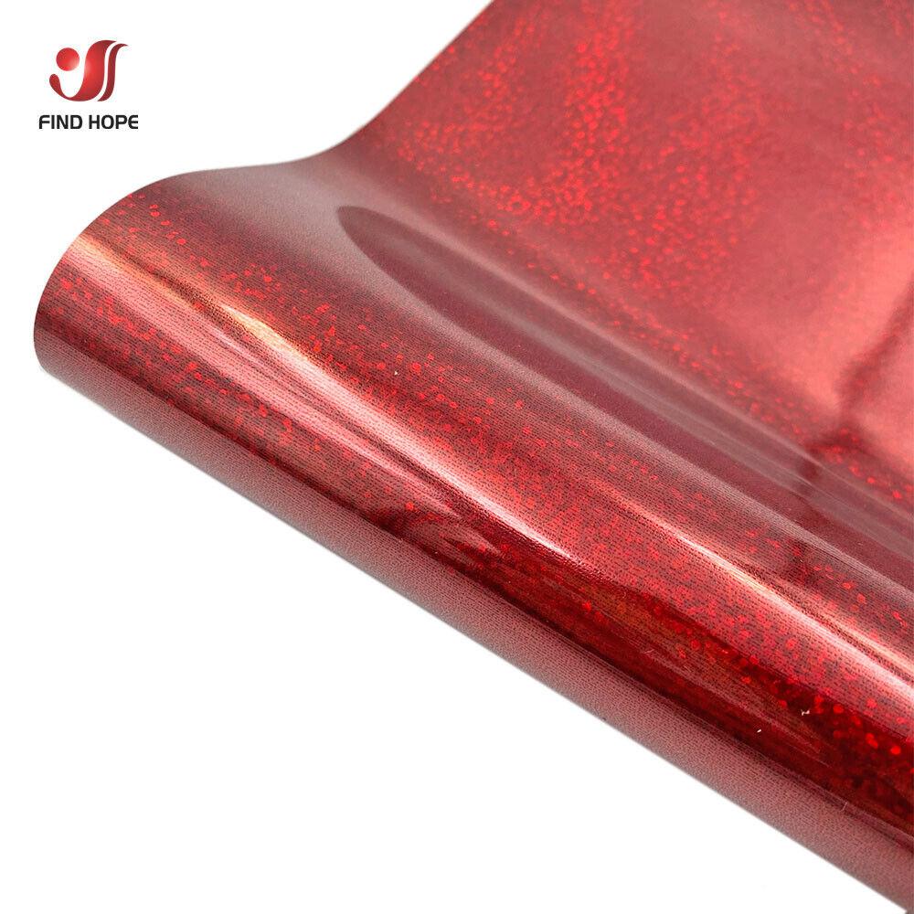 19"x39" Holographic Sparkle Heat Transfer Vinyl HTV Iron-On T-Shirt Cut Film DIY For Crafts Making Signs Clothing Bags Decor