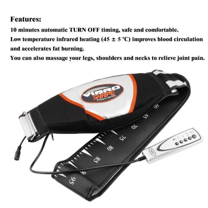 Manual Massage Device, Electric Vibrating Massager, Slimming Heating Belt, Weight Loss, [B252999631] Burner