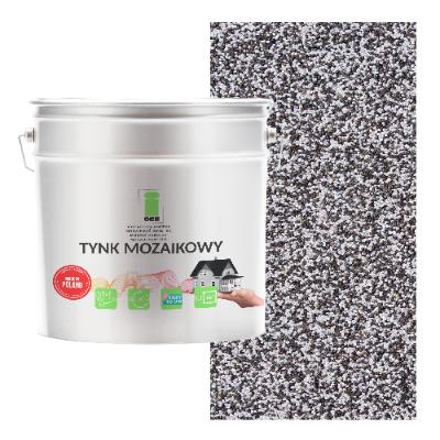 Reboco de mosaico de resina cinza escuro classe 1 resistente ao gelo mosaico 7 kg
