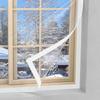 Adjustable Window Insulation Kit For Winter Keep Cold Out Film Window Insulation PE Transparent Curtains Waterproof  Insulation