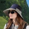 New summer breathable bucket hat quick-drying waterproof large brim sun hat outdoor sports mountaineering sun protection hat women
