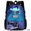 Zaino Multiuso a Tracolla High Definition Gorilla Tag Party Time per la Scuola