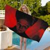 Vampire D-Dracula Movie Microfiber Printed Beach Towel Mountain Climbing Yoga Beach Swimming Running Absorbent Soft Towel