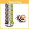 24 Capsule Display Rack Coffee Cups Tower Stand Storage Shelves Rotatable Antislip Bottom For Dolce Gusto Capsules Coffee Tools