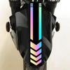 High-Visibility Reflective Arrow Motorcycle Fender Stickers Multi-Color Chevron Safety Decals for Electric Bikes, Durable Weather-Resistant