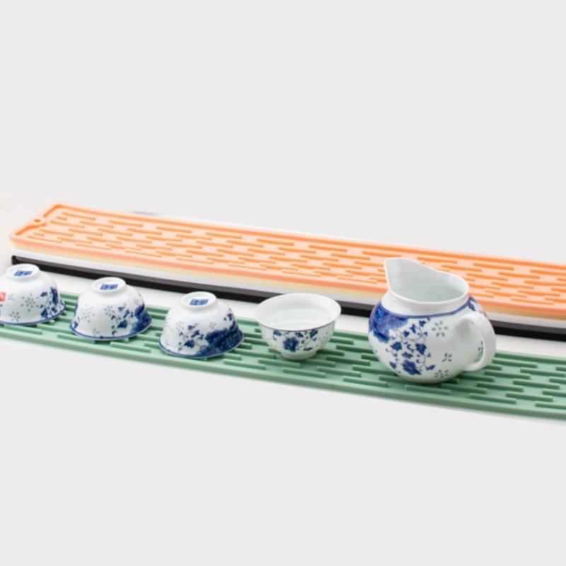 Heat Resistant Easy Cleaning Strips Silicone Pad Kitchen Accessory Ideal For Countertops Cabinet Shelf And Appliance