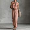 Hooded Sleeveless Maxi Dress for Women Button Down Casual Shirt Dress with Pockets Summer Beach Sweatshirt Long Dress