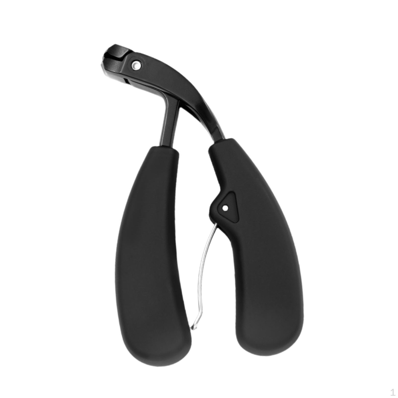 

Щипчики для ногтей для толстых ногтей, нержавеющая сталь, кусачки для ногтей, триммер для ногтей для пожилых людей чёрный