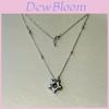 Geometric Star Pendant Necklace Alloy Jewelry For Men And Women Stylish Summer Accessory