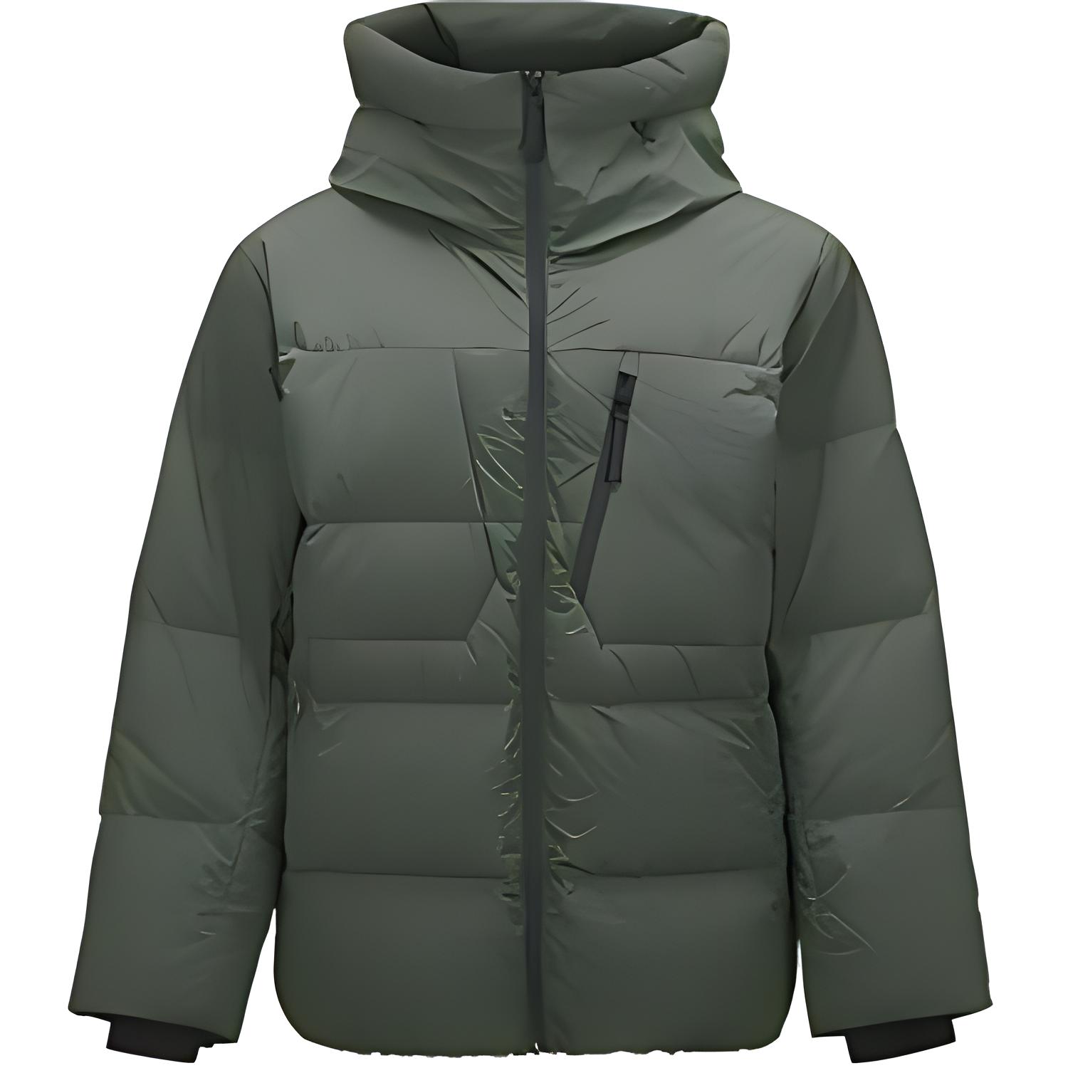 Skechers Серия Outdoor Однотонная Утепленная Удобная Модная Пуховая Куртка Унисекс Верхняя Одежда Тимьяново-Зеленая L324U152-031F S