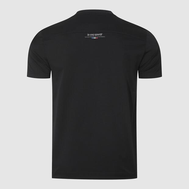 LECOQ Uni Light Venture Regular Fit Sorona Dualflex Short Sleeve T-Shirt - Black (Qq323Ers71) (B Type)