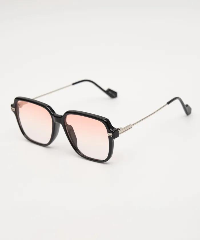 stockholm sunglasses(black-pinktint)