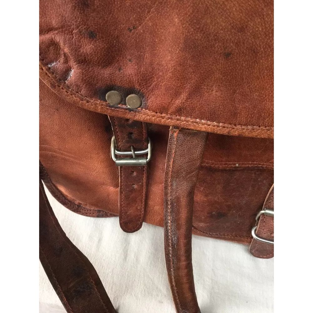 Reisetasche aus echtem Ziegenleder im Vintage-Stil, für unterwegs, Sporttasche