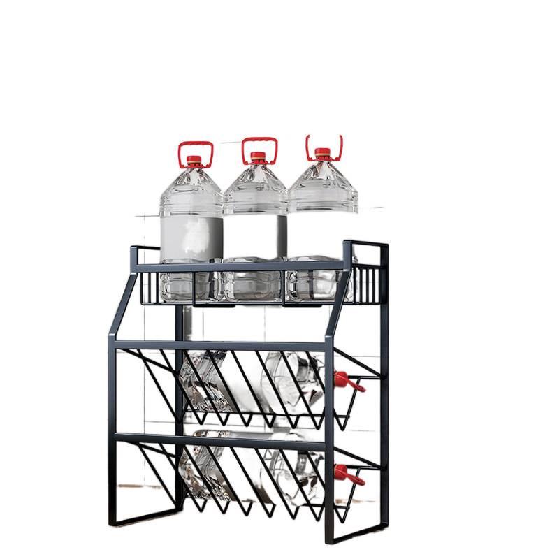 Mehrstöckiges Küchen-Gewürzregal zur Aufbewahrung von Öl, Salz, Soße und Essig