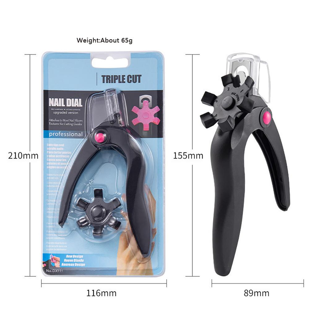 Adjustable Stainless Steel Nail Tip Cutter Nail Clippers False Nail Trimmer For Acrylic Nails Salon Home Manicure Tools