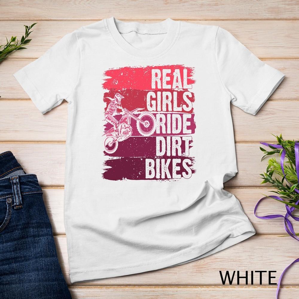 

Cool Dirt Bike For Women Girls Motocross Biker Racer Sport Unisex T-shirt S