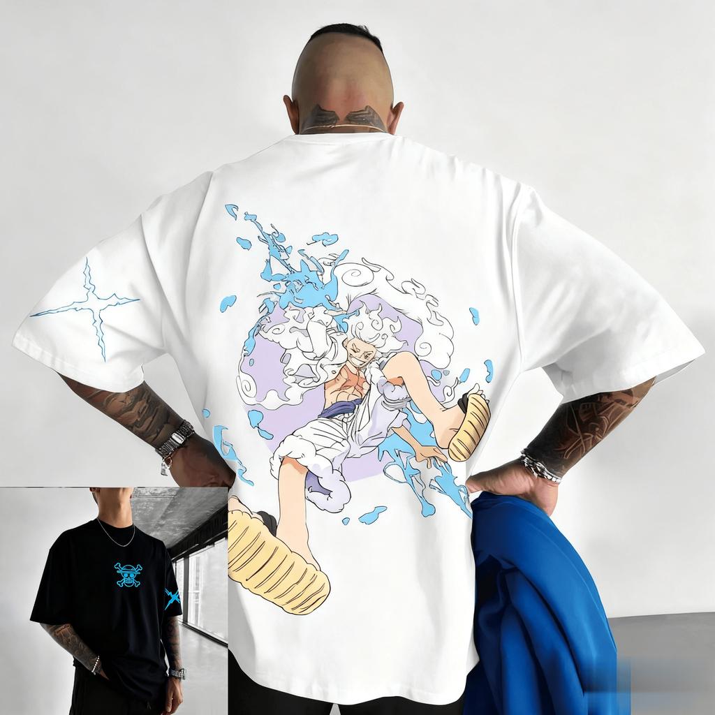Nadměrné pánské tričko Dámské tričko s krátkým rukávem Streetwear Ležérní grafická trička Nová letní móda Oblečení Y2k