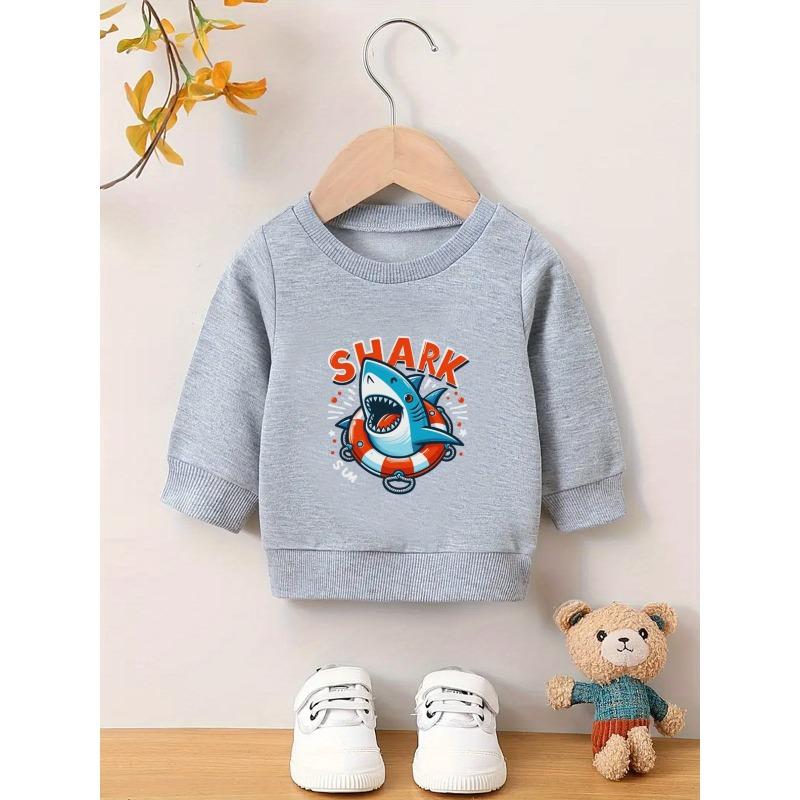 European sizes Stylish Cartoon Print Design, Soft And Skin-Friendly Thin Sweatshirt for Baby Kids Aged 0-3 Years, Perfect for Spring And Autumn