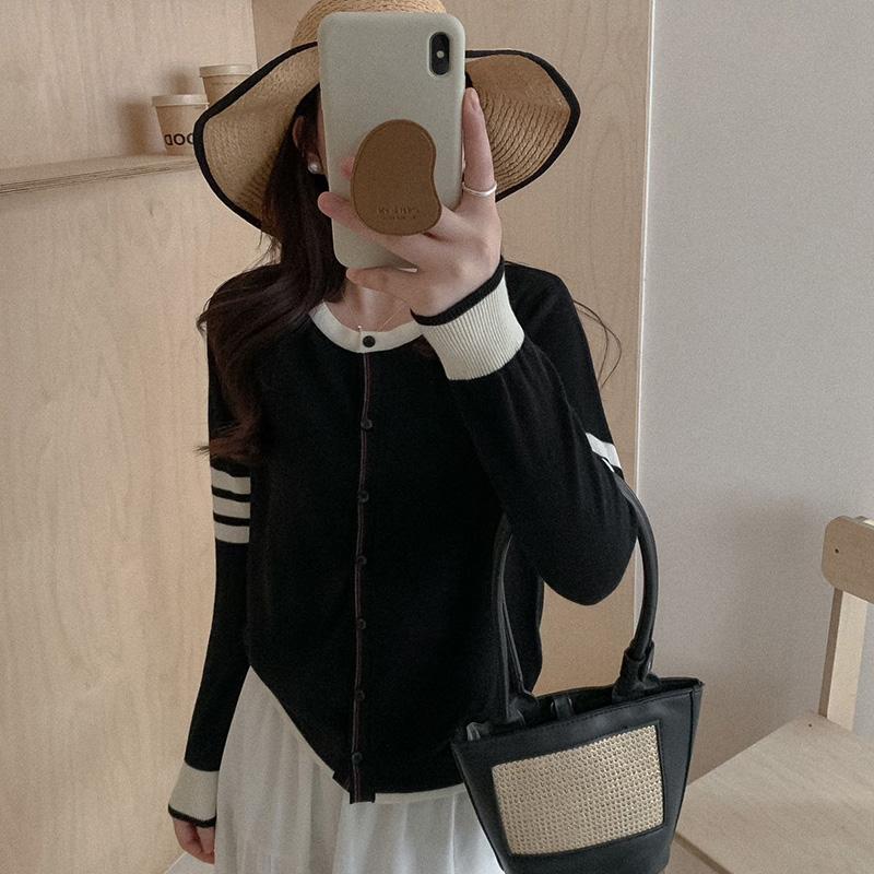 Women's Lightweight 50% Wool 50% Mulberry Silk Cardigan - 4-Season Versatile Knitwear for All-Year Comfort & Style