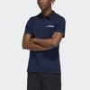 Adidas Casual Sports Short Sleeve Polo Shirt Men Tops Navy-Blue GN7610