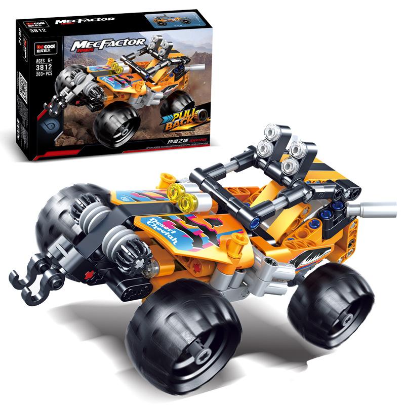 

Diku 3801-23 Назад Сборка автомобиля Спортивная гоночная модель для мальчиков Организация Обучение Подарочные строительные блоки Игрушки золотой