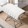 Floor-Standing Vertical Folding Balcony Clothes Drying Rack for Home and Dorm Use