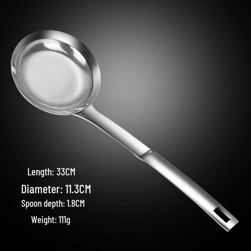 Abay 304 Stainless Steel Oil Skimmer Spoon Set