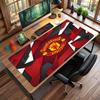 Alfombrilla de ratón grande impresa del Manchester United, alfombrilla de escritorio para gaming de goma suave antideslizante para decoración de oficina, portátil y ordenador