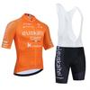 2026 Manica Corta Uomo Estate Arancione Completo da Ciclismo Strada di Montagna Bici da Corsa Traspirante Asciugatura Rapida Top da Ciclismo