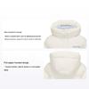 Windproof Waterproof Oil Resistant Warm Insulated Short Duck Down Jacket Women Outerwear Cotton-White P425W093-0074