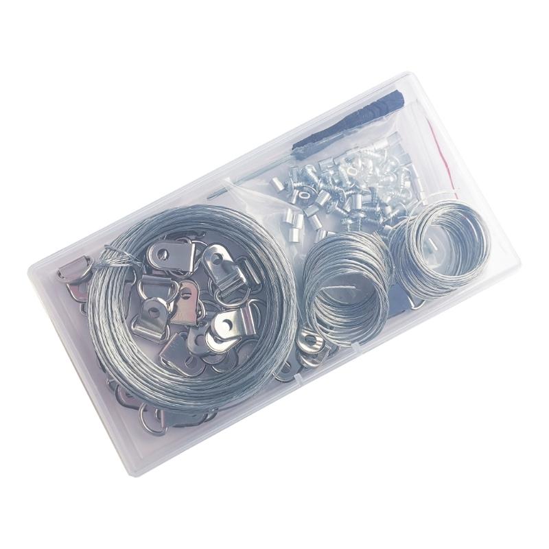 105pcs Professional Grades Hangings Kits Comprehensive Kits for Picture Frame Photo Hangers Photos Tool with screws