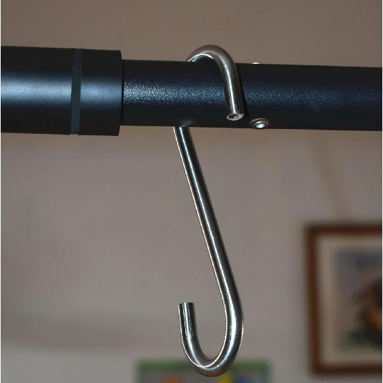 Heavy Duty S Hooks Hanging Metal Hook Large 304 Stainless Steel Diameter 5/16 in Rust Proof for Swing Hammock Garden Outdoor Tools