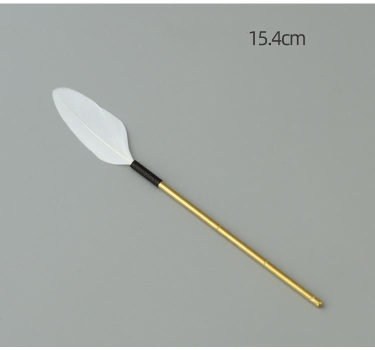 Brass Incense Seal Tool DIY Play Extension Incense Seal Incense Shovel Incense Scoop Ash Incense Sweep Incense Supplies Tools