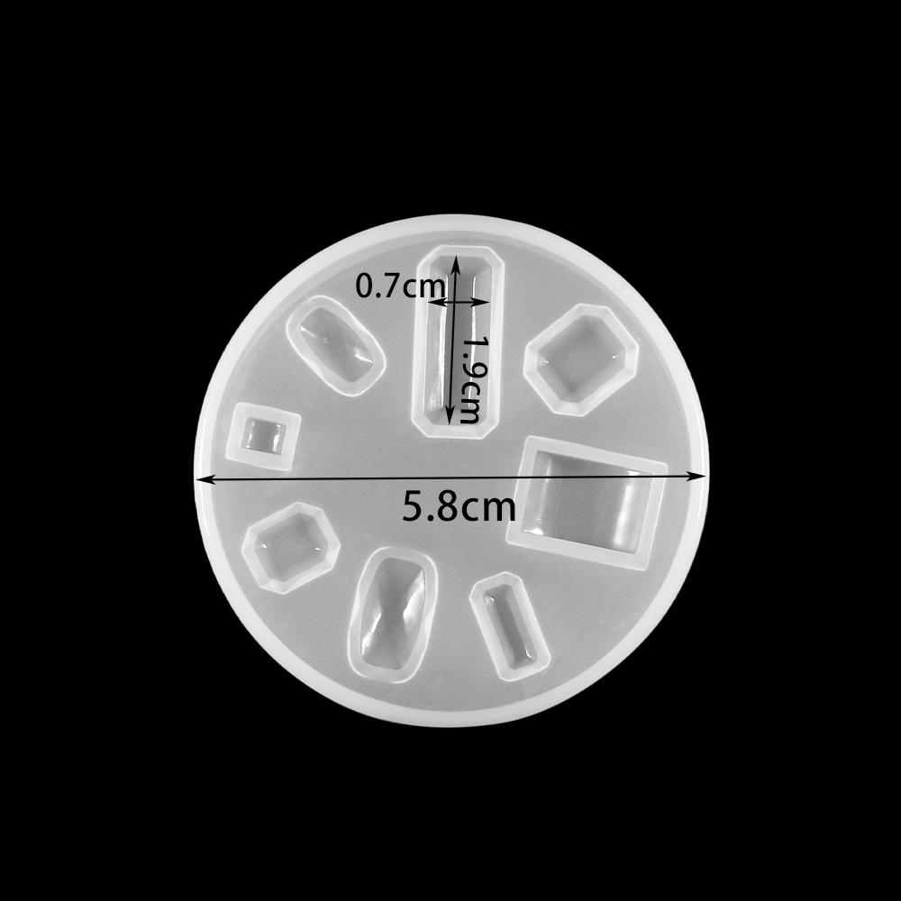 1 Stück Silikonform Halbkugel Oblate Cabochon Anhänger Harz Silikonform Handgefertigtes Werkzeug Epoxidharz Formen Schmuckherstellung