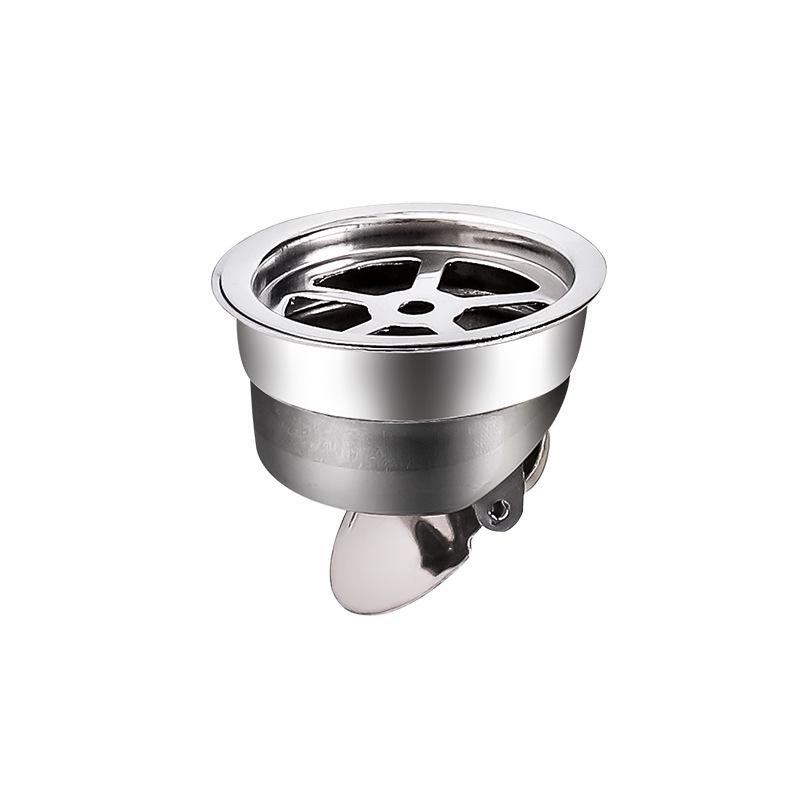 

1-3 шт. Фильтр для пола в ванной комнате, сливной фильтр для раковины, гравитационный откидной чехол из нержавеющей стали, двойной сердечник, антизасорение